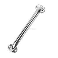 Main courante ovale en acier inoxydable de haute qualité, neuve, avec finition polie miroir, pour accessoires de yacht marin