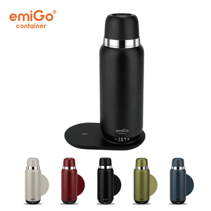 Botella <span class=keywords><strong>de</strong></span> <span class=keywords><strong>Agua</strong></span> Inteligente con Aislamiento Térmico <span class=keywords><strong>de</strong></span> Acero Inoxidable EmiGo <span class=keywords><strong>de</strong></span> 500 ml, Modo <span class=keywords><strong>de</strong></span> Reposo Automático, Control por Aplicación, Temperatura Constante - Product Image 1