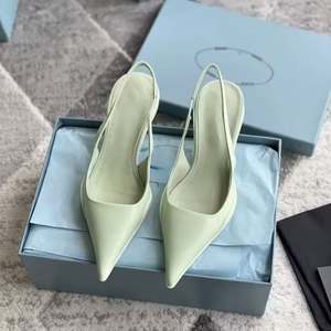 Luxury Designer Patent Leather Women's Shoes Pointed Toe Elegant Sexy <b>Heeled</b> Sandals Fashion Ladies <b>Heeled</b> Sandals Dress Shoes - Product Image 4