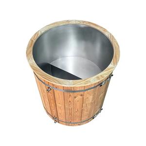 Bañera de Hielo de Madera 304, <span class=keywords><strong>Precio</strong></span> de Fábrica, Abeto de Nueva Zelanda con Aislamiento Impermeable y Enfriador de Agua Fría - Product Image 4