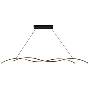 Modern Minimalist Art Wave <b>Dining</b> Room Chandelier Long Narrow Creative Unique Designer Pendant <b>Light</b> for Bar Counter Table - Product Image 6