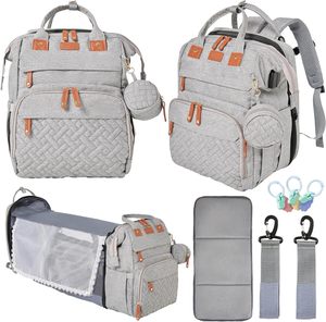 Xách tay bé tã Ba Lô Túi Tote với lưới muỗi du lịch nôi không thấm nước thay đổi Pad - Product Image 1