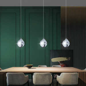 Stile nordico <span class=keywords><strong>camera</strong></span> <span class=keywords><strong>da</strong></span> <span class=keywords><strong>letto</strong></span> comodino <span class=keywords><strong>lampadario</strong></span> di cristallo 2025 argento Bubble Ball globo di alta qualità soggiorno <span class=keywords><strong>camera</strong></span> <span class=keywords><strong>da</strong></span> <span class=keywords><strong>letto</strong></span> a Led luce pendente - Product Image 6