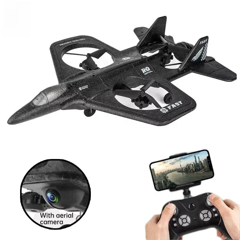 Zhiqu Toys Aero Jet Rc avion mousse Ucak volant Jet jouet avec caméra 1080p télécommande planeur Rc avion jouets garçon cadeaux 6.5/5KG