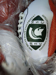 عدد 3 # كرات قدم مع 2 تشطيب من كلوريد البولي فينيل و 2 لوح بني أو أصفر 8 "كرات قدم صغيرة - Product Image 5