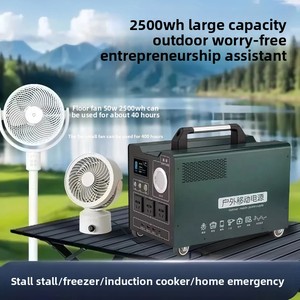 สถานีพลังงานแสงอาทิตย์แบบพกพา 5000W MPPT สำหรับใช้งานกลางแจ้ง ตั้งแคมป์ ท่องเที่ยว ตลาดกลางคืน รุ่น XRN-5000 คลื่นไซน์บริสุทธิ์ - Product Image 4