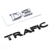 Badges de voiture en plastique avec lettres chromées modernes - Autocollants personnalisés imperméables avec logo Chenliang pour carrosserie et coffre de voiture