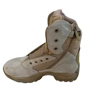 Botas de cuero de alta resistencia Oxford antideslizante zapatos de seguridad con aislamiento antigolpes para actividades tácticas al aire libre