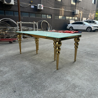 Mesa Rectangular de Acero Inoxidable para Banquetes, Bodas, Eventos y Hoteles, Venta al Por Mayor