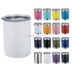 Caneca Térmica de Café em Aço Inoxidável Branca para Sublimação, 10oz, Parede Dupla com Isolamento a Vácuo – Promoção Quente - Product Image 1
