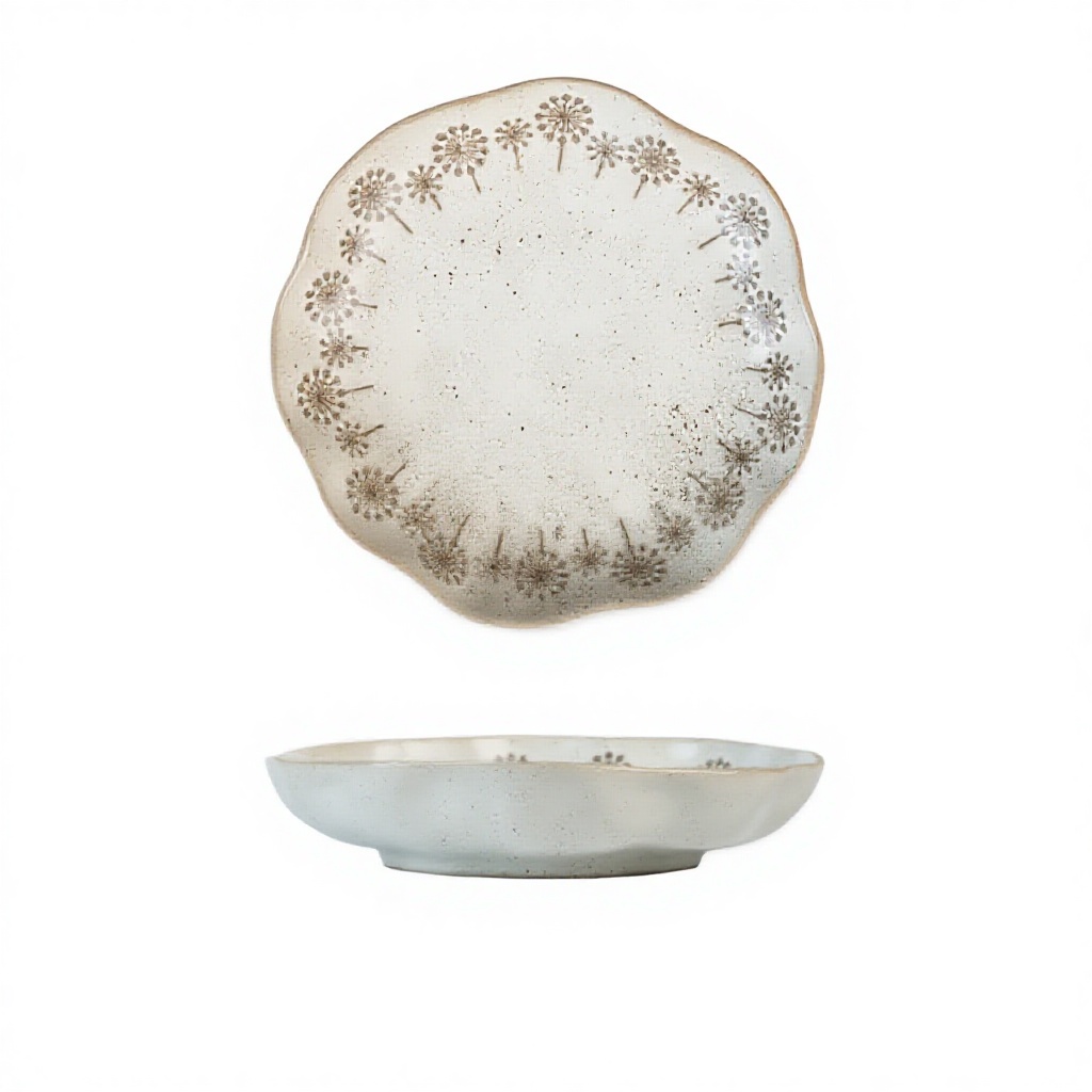 Plato de arroz blanco de 8 pulgadas - Girasol