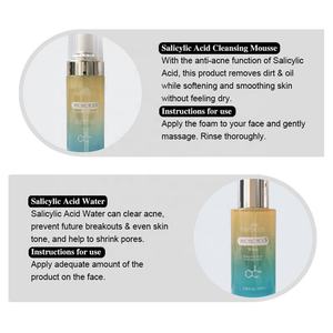 Produits de soin du <span class=keywords><strong>visage</strong></span> coréens, soins professionnels de la peau, hydratant, acide salicylique, kit d'élimination des boutons, ensemble de soins de la peau pour femmes noires - Product Image 3