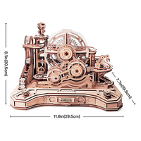 CPC certifié Robotime Rokr assembler des jouets EGC01 Gear Ball Challenge modèle Kits bricolage 3D Puzzles en bois