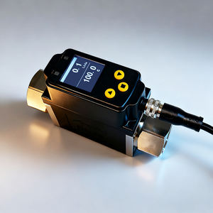 高精度油圧渦流量計4-20mA/RS485オイル冷却用デジタルタイプステンレス鋼プラスチック材料OEM - Product Image 1