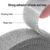 ZHIHE Bande adhésive en nylon écologique réglable et robuste pour organiser les câbles, attaches pour sacs, boucles auto-agrippantes, largeur 1,2 cm, USB 1m/rouleau