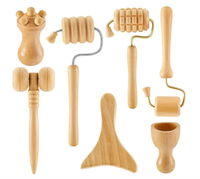 Thérapie du bois de haute qualité traitement professionnel non invasif 100% outil de Massage à rouleau en bois naturel