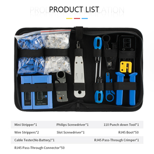 Professional Hand Network <strong>Tool</strong> <strong>Kit</strong> <strong>Bag</strong> Set for Home High Quality Computer Repair and Lan Networking - Product Image 5