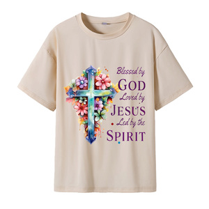 Vente en gros usine – <span class=keywords><strong>T</strong></span>-<span class=keywords><strong>shirt</strong></span> <span class=keywords><strong>vintage</strong></span> imprimé 100 % polyester pour <span class=keywords><strong>femme</strong></span>, confortable, coupe régulière, respirant, col rond décontracté pour <span class=keywords><strong>femme</strong></span> - Product Image 4