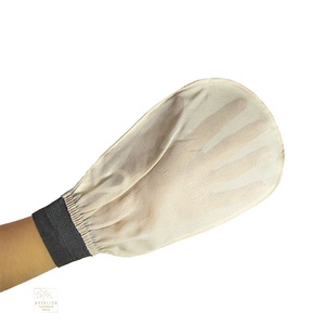 Gants de bain en soie de qualité supérieure pour l'élimination du bronzage Épurateur de peau morte Exfoliation Hammam turc Kesse Brosses de bain Éponges Épurateurs - Product Image 1
