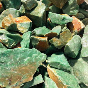 Jade Verde Africano, Cristal Crudo, Gema Irregular, Piedra Natural con Rayas, Tema de Amor, para Decoración, Regalo, Colección, CrystalHola - Product Image 6