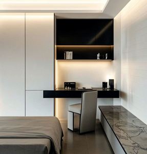 Armoire moderne minimaliste au design simple, commode combinée, ensembles de meubles de chambre à coucher, rangement, buffets personnalisés, présentoir - Product Image 3