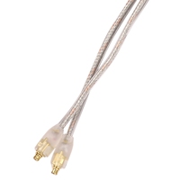 Câble audio de remplacement plaqué or 3,5 mm avec gaine en PVC pour écouteurs SE535 SE215, combinaison de blindage, en stock