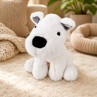 Adorable jouet à mâcher pour chien, couineur, à texture froissée, motif dessin animé, doux au toucher, résistant aux morsures, léger, lavable, enrichissant, très vendu