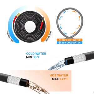 High Tensile Wire Braided Hoses New Home Use Car Wash <b>Power</b> Hydraulic Extension Flexible - Product Image 5