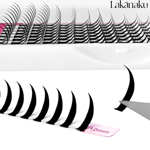 Lakanaku Mink Devil Comic Spire Pre Made Lash Fans Promade Fan Anime Spire Extensiones de pestañas Bandejas <span class=keywords><strong>Mega</strong></span> Premade Volume Fans - Product Image 4