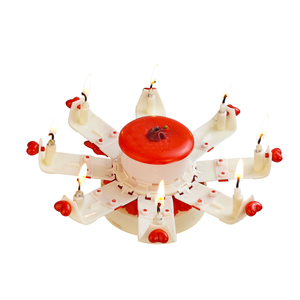 Crema creativa <span class=keywords><strong>torta</strong></span> di <span class=keywords><strong>compleanno</strong></span> petali di fiori per festeggiare le candele musicali di <span class=keywords><strong>compleanno</strong></span> - Product Image 3