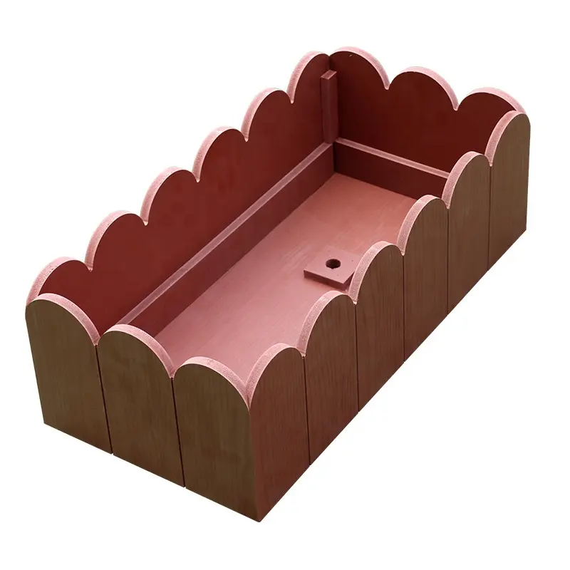 Gỗ ngoài trời planter box với dầu tếch vuông bằng gỗ hoa và thảo mộc nồi cho vườn hiên và Patio trang trí nội thất lọ