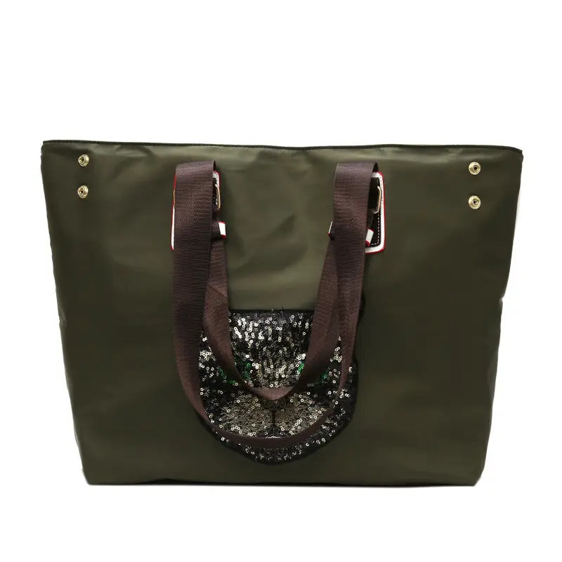 New Coming Fashionable Cat Printed Design Bags Women Handbags Ladies Nylon Shoulder Bags Travel Tote Bag