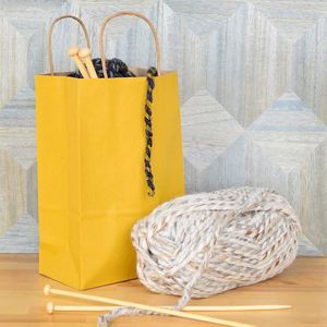 Kraft Paper Shop <b>Bags</b> with Handles Small <b>Craft</b> Totes Boutiques Birthday Parties Jewelry Merchandise <b>Bag</b> Simple Design Paper <b>Bag</b> - Product Image 2