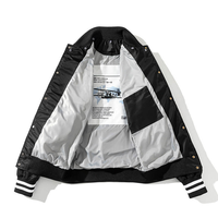 Veste de voyage légère et pliable, écologique, en nylon recyclé coupe-vent, décontractée, à capuche, veste bomber personnalisée, lettre, style décontracté chic