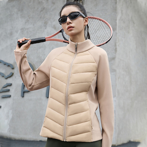 Vente chaude coupe-vent femmes doudounes léger chaud manteau équestre vestes blanc canard remplissage veste d'équitation - Product Image 3