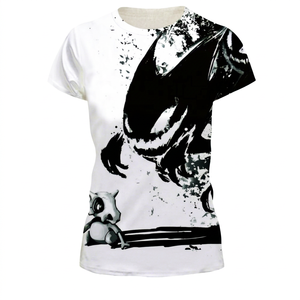 Camiseta de Manga Corta para Hombre, Cuello Redondo, 100% Algodón Bio Lavado, Preencogida, Personalizada, Tejida, Casual, con Estampado Digital, de Alta Calidad - Product Image 1