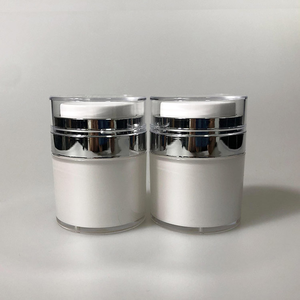 Botellas Acrílicas Cilíndricas de 15ml, 30ml, 50ml, sin Aire, para Cosméticos, Lociones, Cremas Faciales, con Bomba de Vacío para Protector Solar y Cuidado de la Piel - Product Image 4