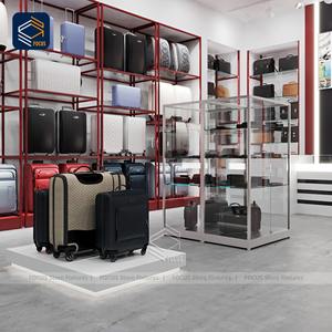 Equipaje de lujo Tienda de accesorios de exhibición Maleta moderna Sala de exposición Estantería de pared Bolsa de viaje Estantes de exhibición - Product Image 2