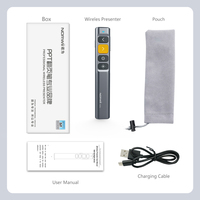 Rechargeable À Distance Powerpoint Clicker Changeur de Diapositives Point Culminant Presenter Avec Pointeur Laser