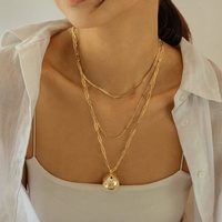 Milskye-Cadena de eslabones de esmalte iridiscente, collar con cuentas de Plata de Ley 925