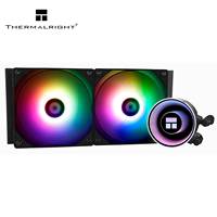 Premium Thermalright Frozen Notte 240 AIO CPU Cooler de agua 72.37CFM Silencioso 2000RPM Sistema de enfriamiento líquido
