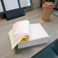 Papel de computadora sin carbón continuo Formulario NCR Papel de factura de Oficina de Impresión 9,5*11 "Hoja completa 9,5*11" Papel de computadora NCR