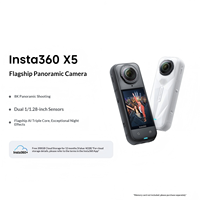 Bestseller 360 X5 Caméra Sportive Panoramique Grand Angle 8K HD Vision Nocturne Étanche Prise en Charge MicroSD Anti-tremblement WiFi Ski Urbain
