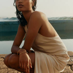 Ensemble de bagues empilables en or 14 carats, cadeaux, bagues tendance, sans ternissement, étanches, bagues en or véritable, bagues de fiançailles en or véritable - Product Image 5