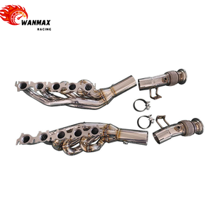 Colector de Escape de Acero Inoxidable de Alto Rendimiento para Audi R8 V10 5.2L con Protector Térmico - Acabado Pulido Espejo, Mejora Deportiva para Carreras 1 - Product Image 5