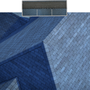 Matériaux de toiture économiques chinois Tuiles de toiture en fibre de verre Plates Tuiles d'asphalte à 3 languettes pour entrepreneurs en toiture - Product Image 3