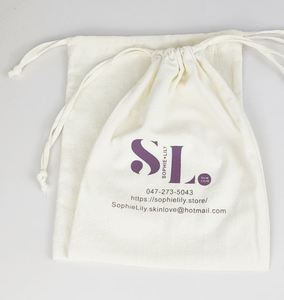 Luxury Business Personalised Organic Cotton Drawstring Packing/<b>Shoe</b> Dust Bag - Product Image 4