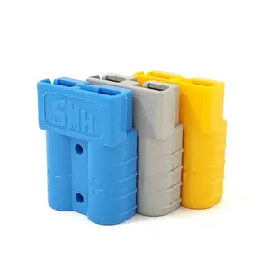 Grey red and blue connectors 50a 120a 600v forklift battery plug