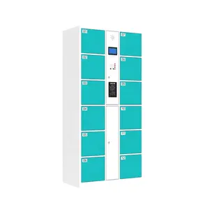 Buitenshuis Metalen Smart Locker Automaat Slimme Deur Locker Voor Express Gebruik Touchscreen Smart Locker