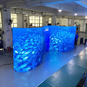 Flexible LED Display Film <strong>Screen</strong> Video Wall Soft Adhesive LED Flexible <strong>Screen</strong> for Glass <strong>Window</strong> Door Railing - Product Image 2